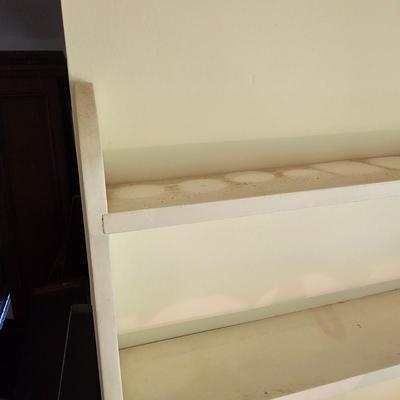 Two Wooden Shelf Units (DR-JS)