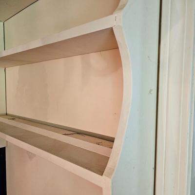 Two Wooden Shelf Units (DR-JS)
