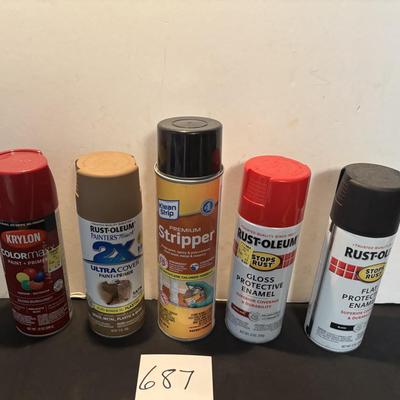 Spray Paint Lot