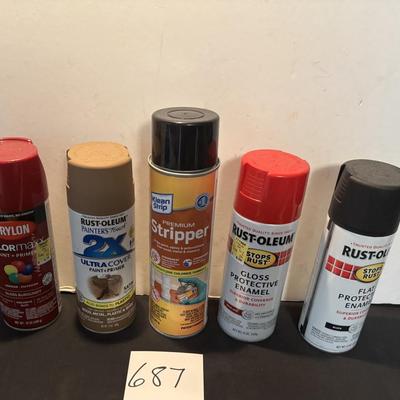 Spray Paint Lot