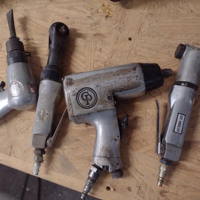 Set of Four Pnuematic Power Tools