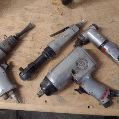 Set of Four Pnuematic Power Tools