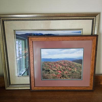 Two Framed Blue Ridge Mountain Photographs (DR-JS)