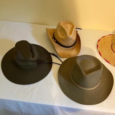 Jackeroo Leather Hat & Straw Hats (GB2-RG)