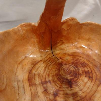 Hand Crafted Burl Wood Bowl