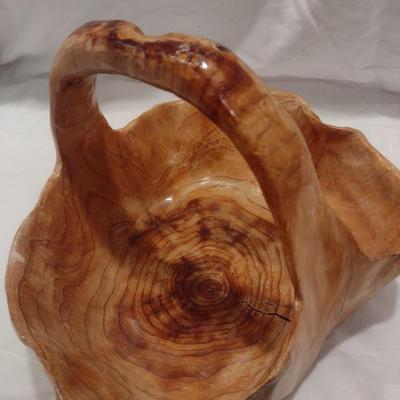 Hand Crafted Burl Wood Bowl