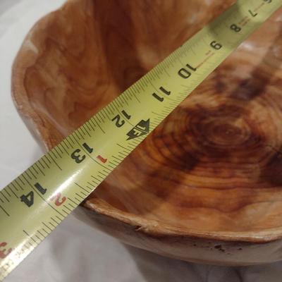 Hand Crafted Burl Wood Bowl