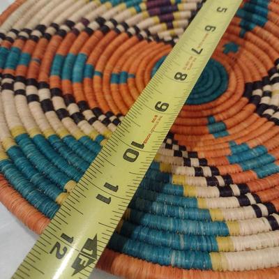 Pair of Hand-Woven Grass Baskets