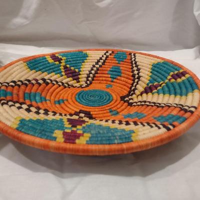 Pair of Hand-Woven Grass Baskets