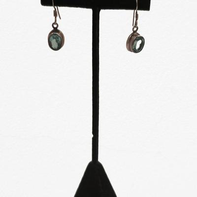 Sterling Silver blue earrings
