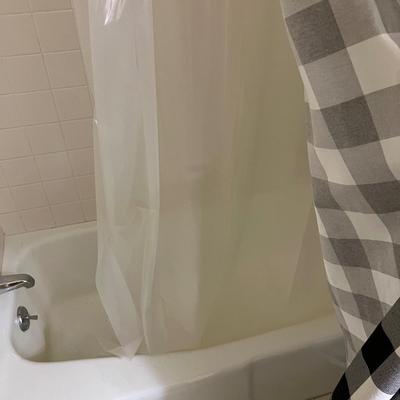Black & White Checked Bathroom Accessories & Towels (PB-RG)