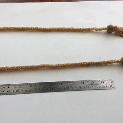 Super long vintage beaded tassel scarf jewelry