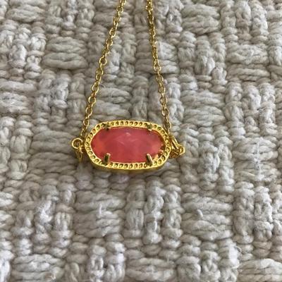 Coral Kendra Scott slider bracelet