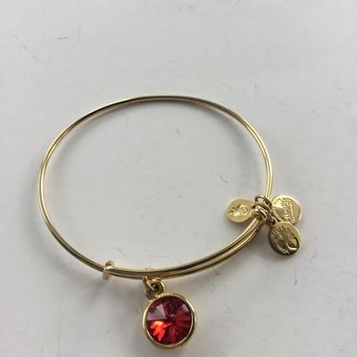 Gold tone charm bracelet