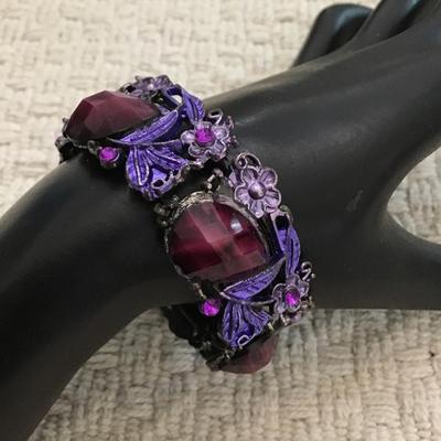 Pretty purple cuff
