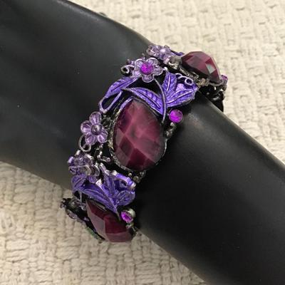 Pretty purple cuff