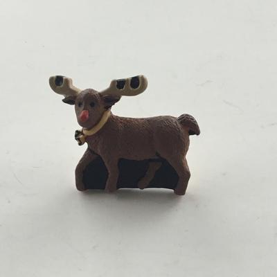 Vintage reindeer push pin
