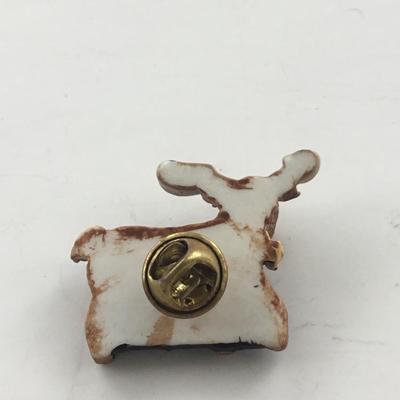 Vintage reindeer push pin