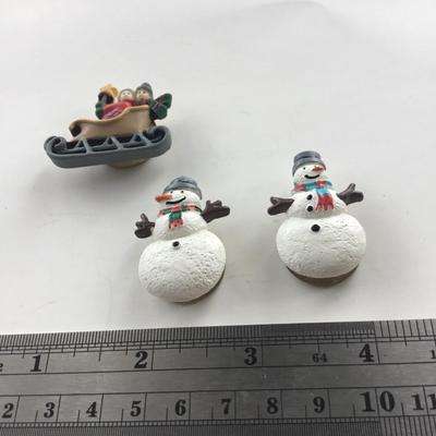 Vintage Christmas button covers