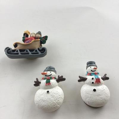 Vintage Christmas button covers