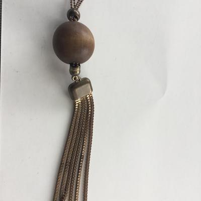 Unmarked tassel unique necklace