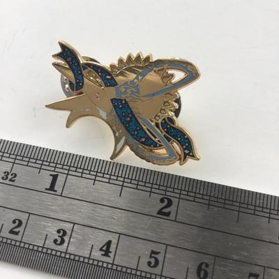 Owl create marked vintage push pin