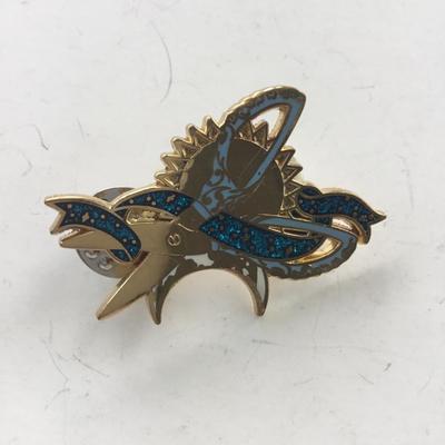Owl create marked vintage push pin