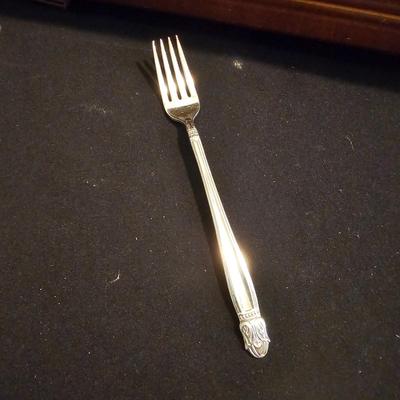 225pc Set 1938 Holmes & Edward's 'Danish Princess' Silverplate Flatware & Cases (DR-JS)