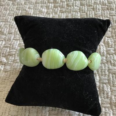 Really cool gemstone glass slider bracelet