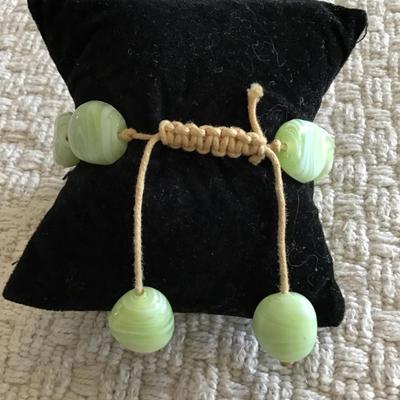 Really cool gemstone glass slider bracelet