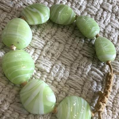 Really cool gemstone glass slider bracelet