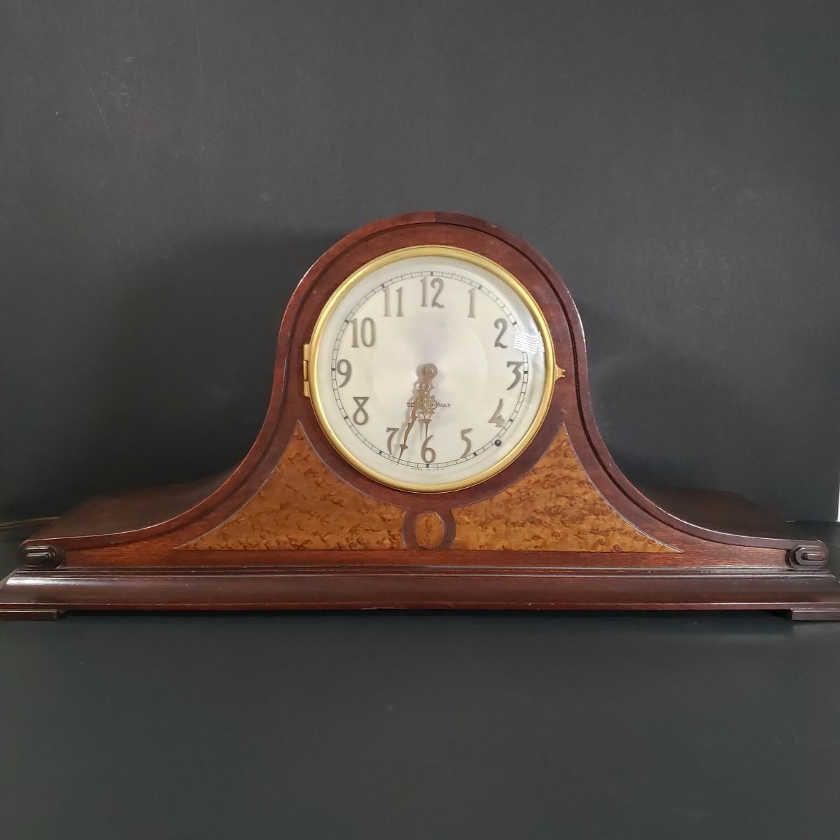 LOT 9X: Seth Thomas Westminster Chime Mantel Clock | EstateSales.org