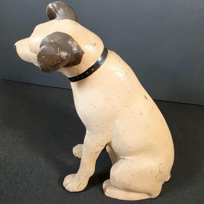 LOT 41K: Pair of Vintage RCA Nipper Paper Mache Figurines