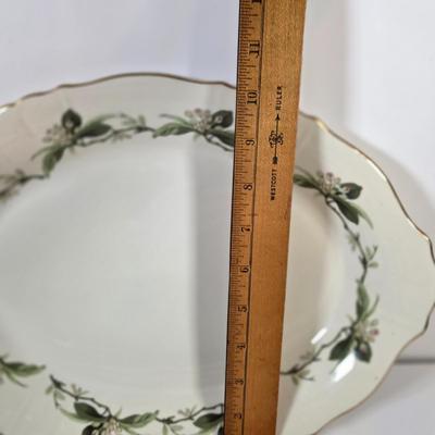LOT 49K: Vintage Westvale Syracuse China, Made In America Dishes, Creamer Set, Platters, Bowls & Attached Gravy Boat
