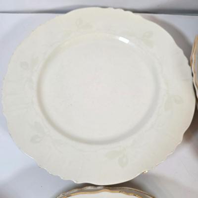 LOT 49K: Vintage Westvale Syracuse China, Made In America Dishes, Creamer Set, Platters, Bowls & Attached Gravy Boat