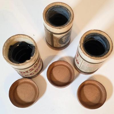 LOT 52K: Antique Thomas Edison Company Phonograph Cylinder Records, 8 Containers W/7 Four-Minute Phonograph Cylinder Records