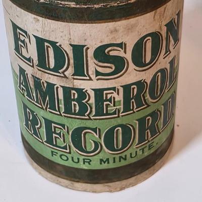 LOT 53K: Antique Thomas Edison Company, Collection of 9 Phonograph Cylinder Records