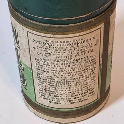 LOT 53K: Antique Thomas Edison Company, Collection of 9 Phonograph Cylinder Records
