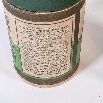LOT 54K: Antique Thomas Edison Phonograph Cylinder Records, Collection of 8