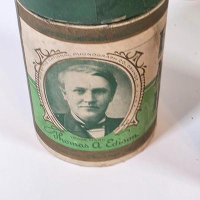 LOT 54K: Antique Thomas Edison Phonograph Cylinder Records, Collection of 8