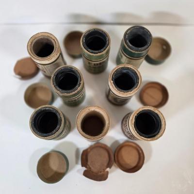 LOT 54K: Antique Thomas Edison Phonograph Cylinder Records, Collection of 8