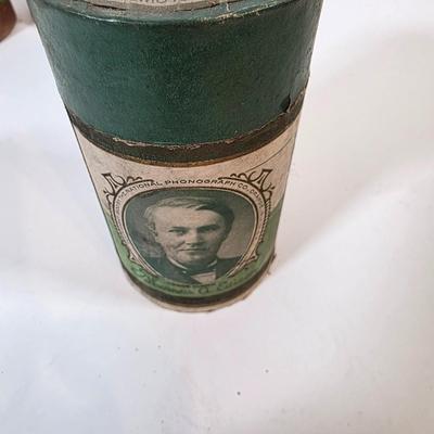 LOT 55K: Antique Collection of 9 Thomas Edison Company Phonograph Cylinder Records