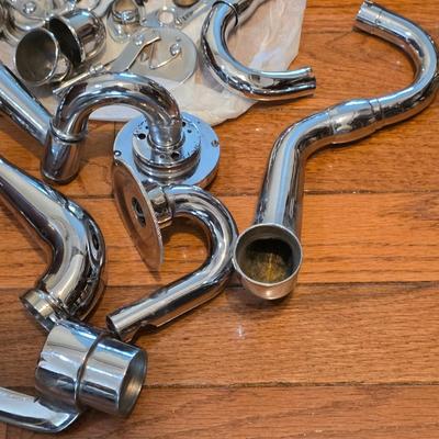 LOT 57K: Antique/Vintage Phonograph Machine/Miscellaneous Parts, Arms, Fittings, Tubes, Horns & Handles