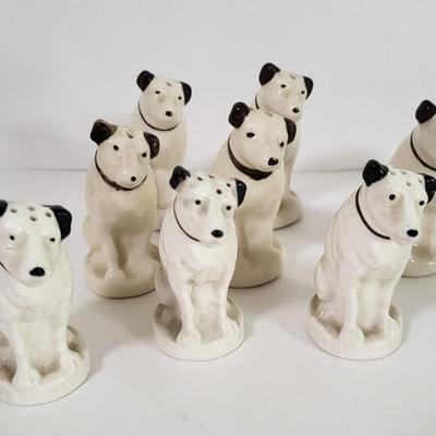 LOT 62K: Many Victor Dog Ceramic Salt & Pepper Shakers and Booklet, Also Seven Vintage Early 20th Century Victor New Music Pamphlets