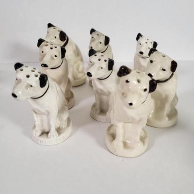LOT 62K: Many Victor Dog Ceramic Salt & Pepper Shakers and Booklet, Also Seven Vintage Early 20th Century Victor New Music Pamphlets