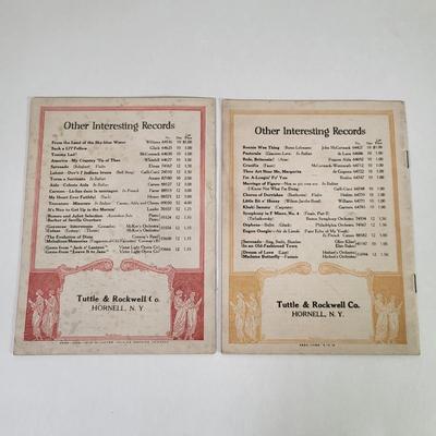 LOT 62K: Many Victor Dog Ceramic Salt & Pepper Shakers and Booklet, Also Seven Vintage Early 20th Century Victor New Music Pamphlets