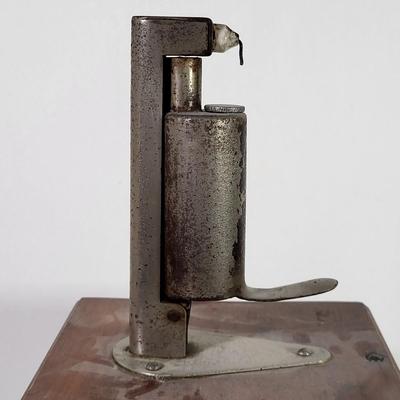 LOT 66F: Antique Wooden Midland Jump Spark Cigar Lighter