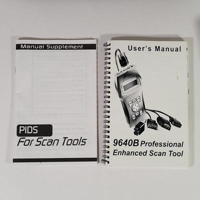 LOT 70K: KBL 9640B Professional Enhanced Scan Tool with Adapters, Manuals and Black Case