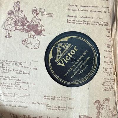 LOT 79B: Early Vintage RCA & Columbia 8” Vinyl Records