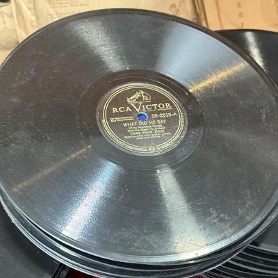 LOT 79B: Early Vintage RCA & Columbia 8” Vinyl Records